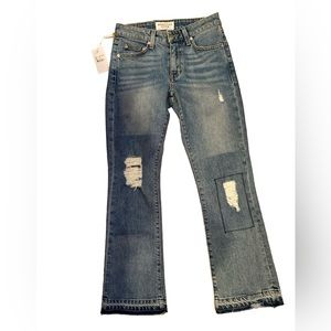 🆕SALE💗Derek Lam GIA Denim Mid rise Cropped Flare Jeans